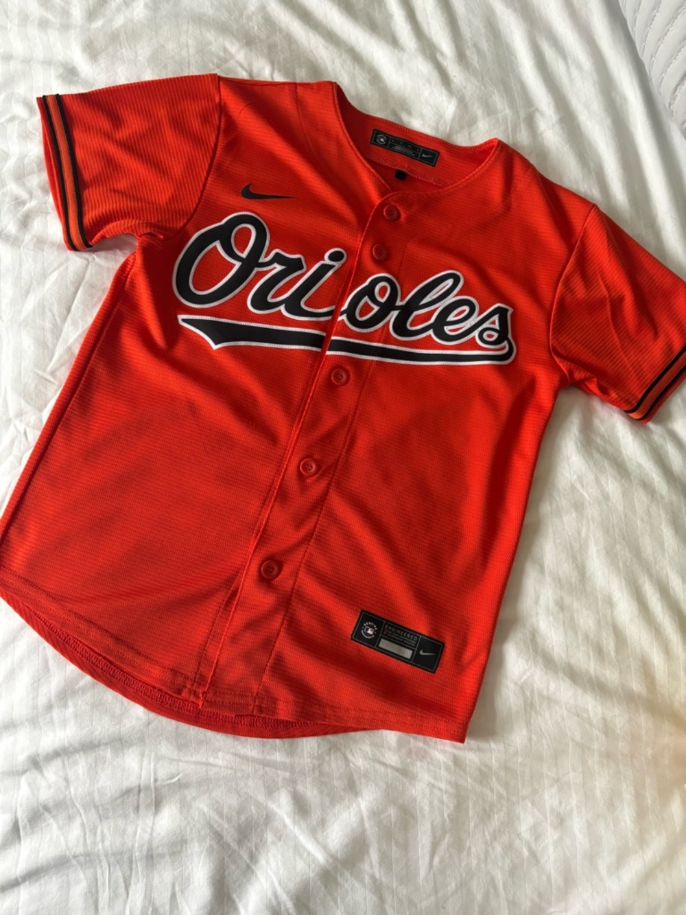 Nike Kids Orioles Button-Up Baseball Jersey
